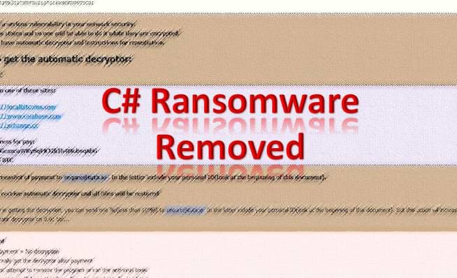 At runtime, New C# Ransomware Compiles Itself – (BUZZ!!!) 
